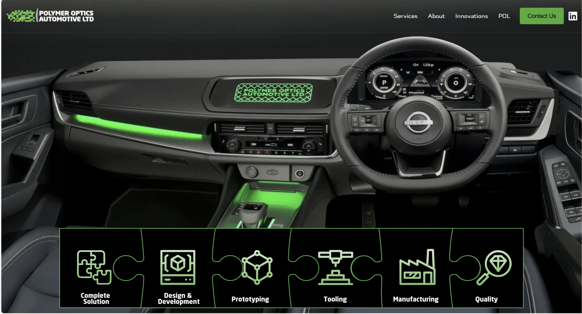 POAL home page - Automotive Optics Web site